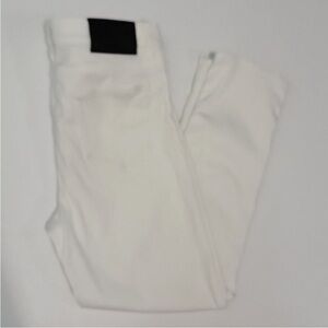 PRADA Skinny Fit White Cropped Jeans size 28